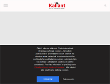 Tablet Screenshot of kaliant.sk